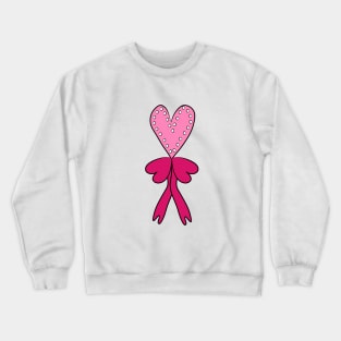 Heart for Valentine's Day. Love and romance. Happy holiday. Crewneck Sweatshirt